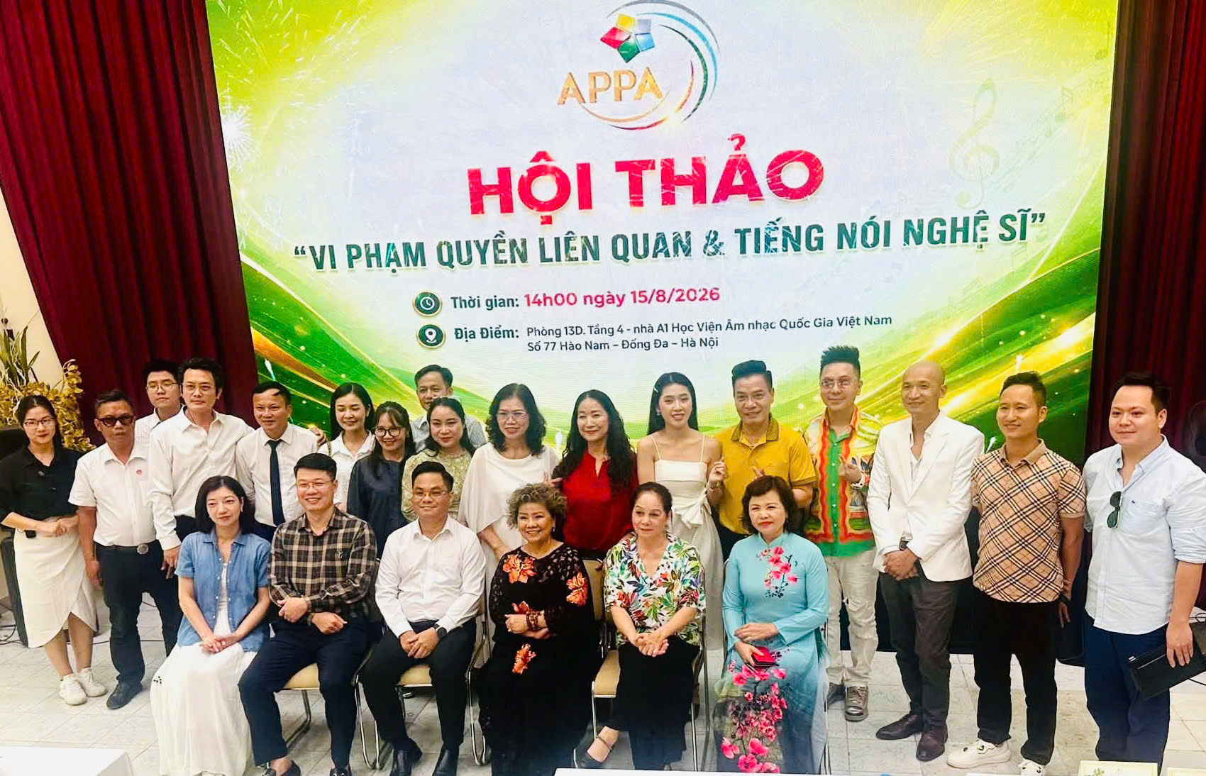 SỨC NÓNG TẠI HỔI THẢO VI PHẠM QUYỀN VÀ QUYỀN NGHỆ SĨ